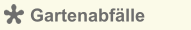 Gartenabfälle